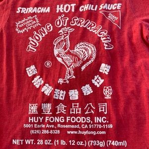 Sriracha Medium t-shirt for your collection